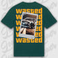 T-Shirt your Car Wasted Standard T-Shirt ( Back Print ) Glazed-Green XXL