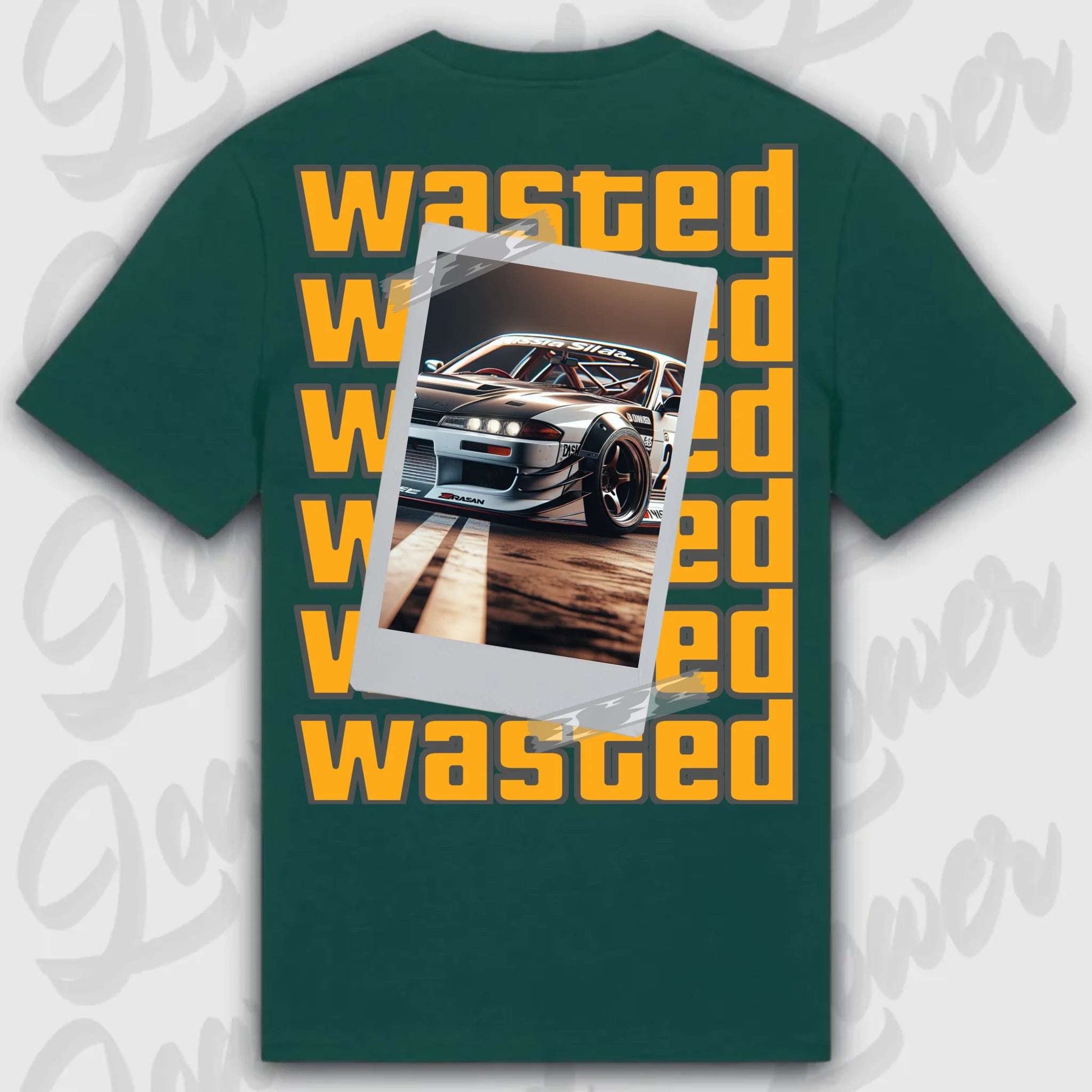 T-Shirt your Car Wasted Standard T-Shirt ( Back Print ) Glazed-Green XXL