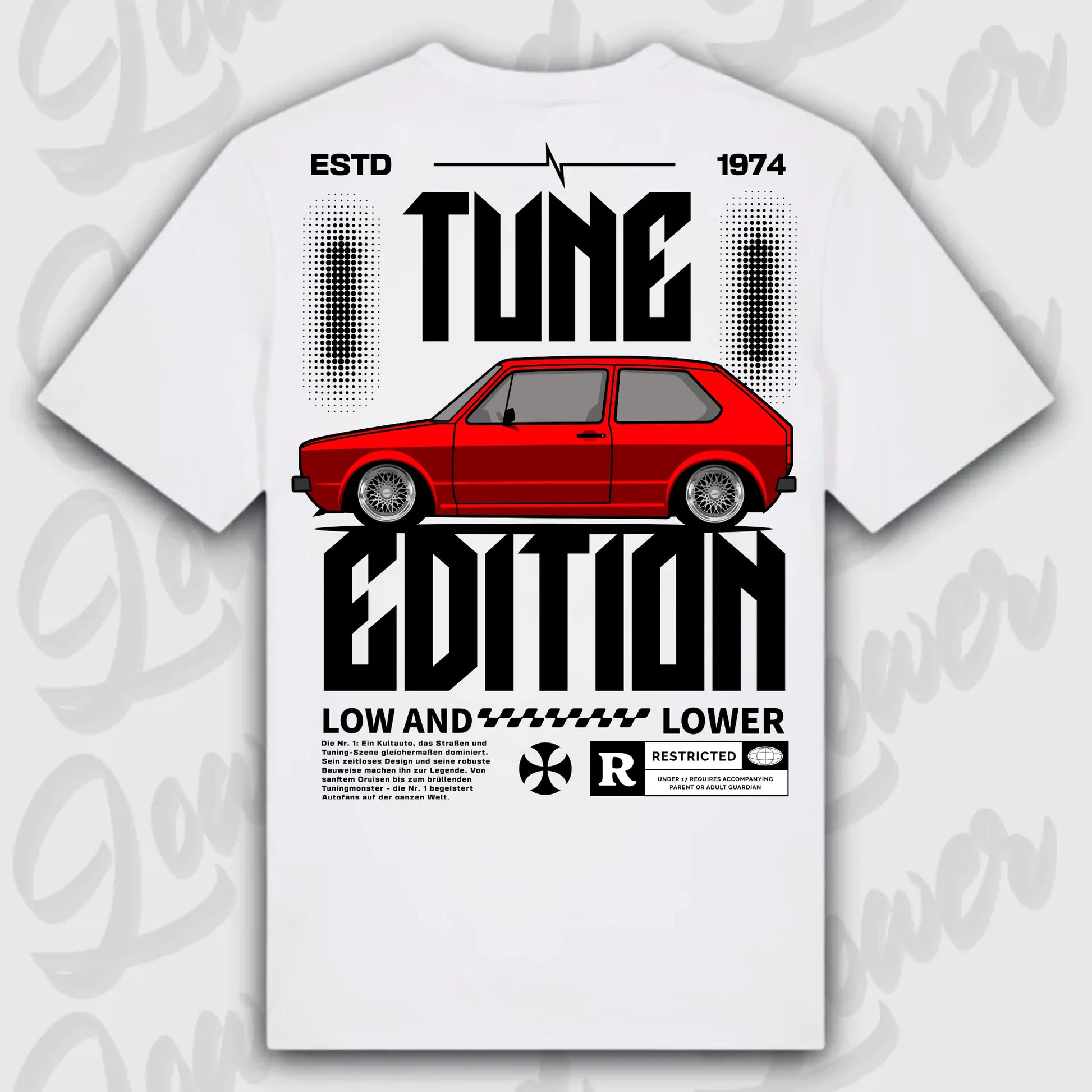 Mockup Stand shirt teeinblue - Shirt 4