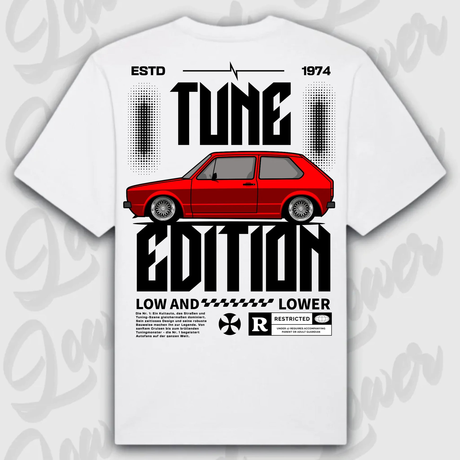 Mockup Oversize shirt teeinblue - Shirt stand 2
