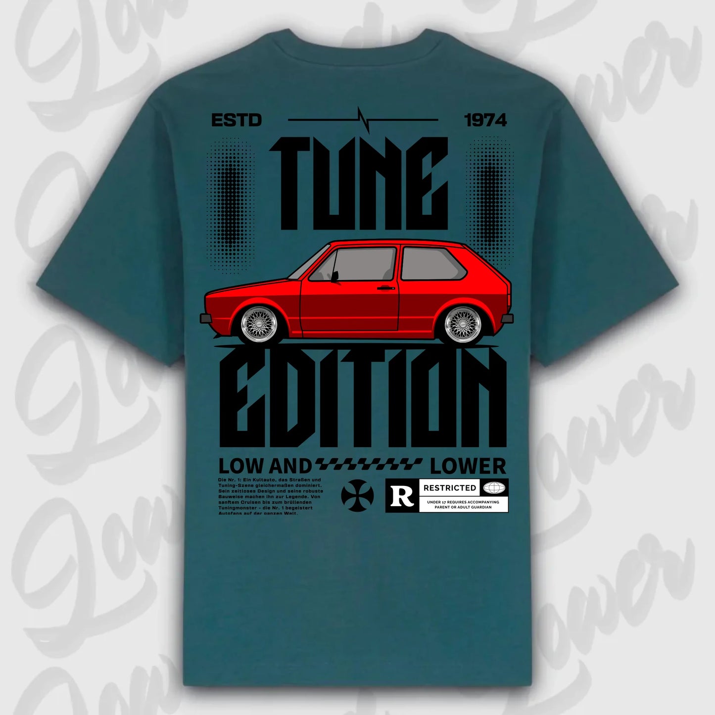 Mockup Oversize shirt teeinblue - shirt Over 1