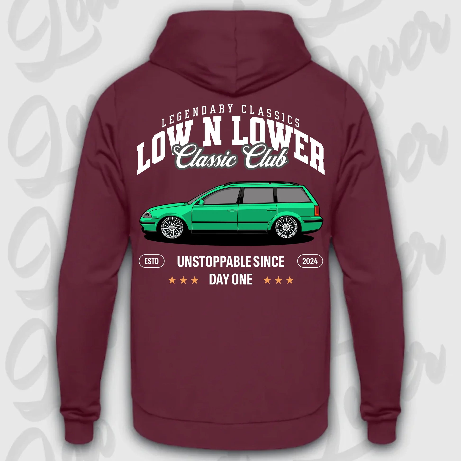 Mockup Stand hoodie teeinblue - Shirt 4