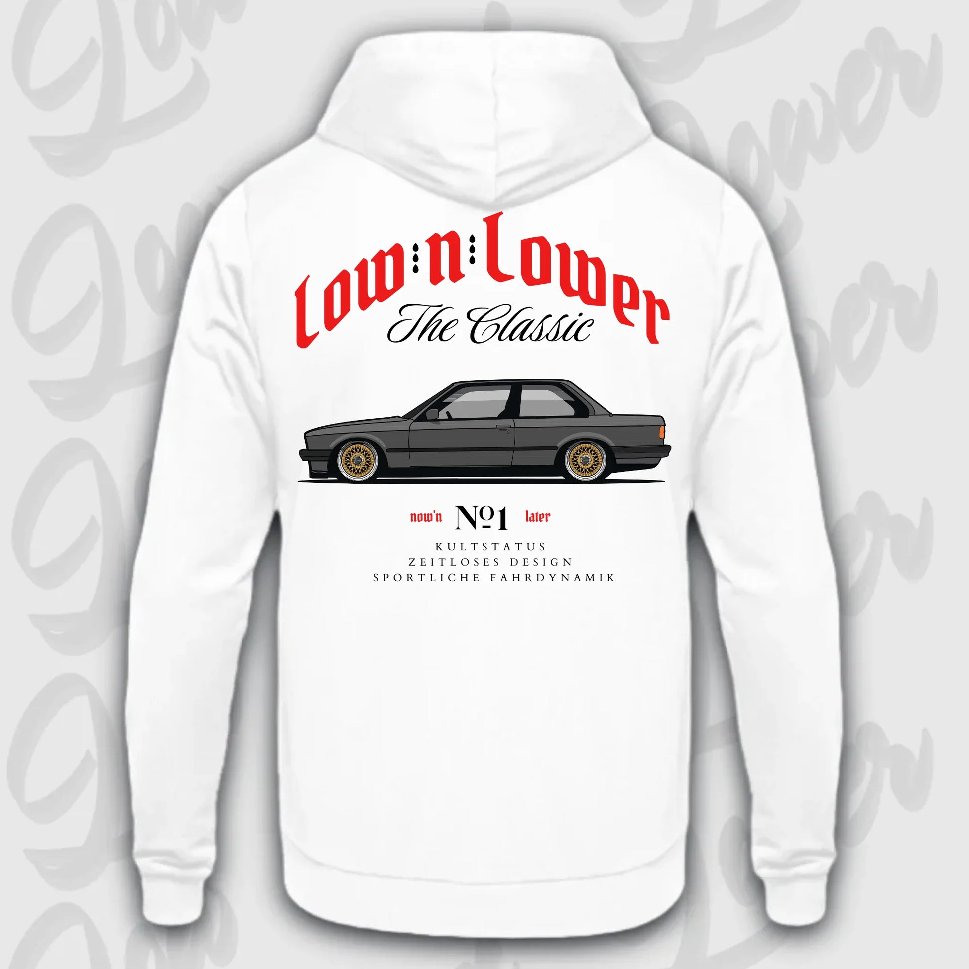 Hoodie E30 - personalisierbar Standard Hoodie Arctic-White