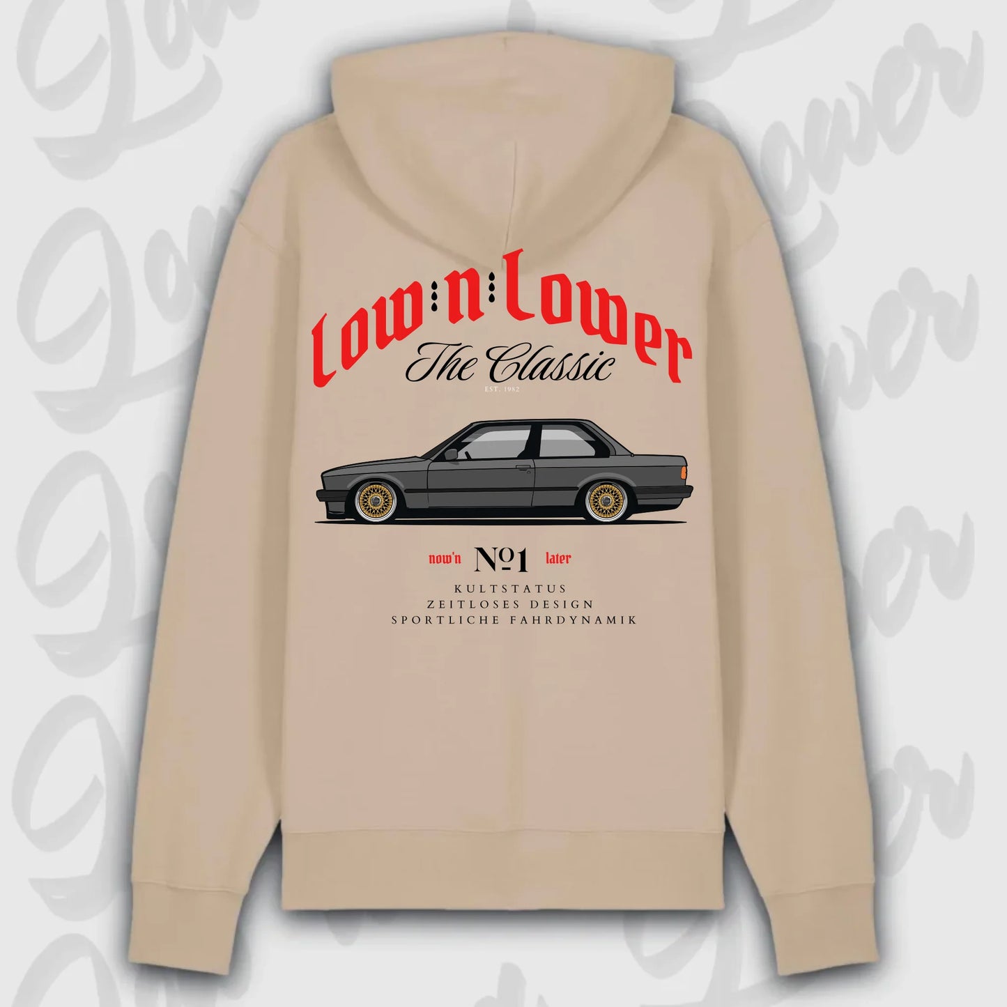 Hoodie E30 - personalisierbar Premium Hoodie Desert-Dust