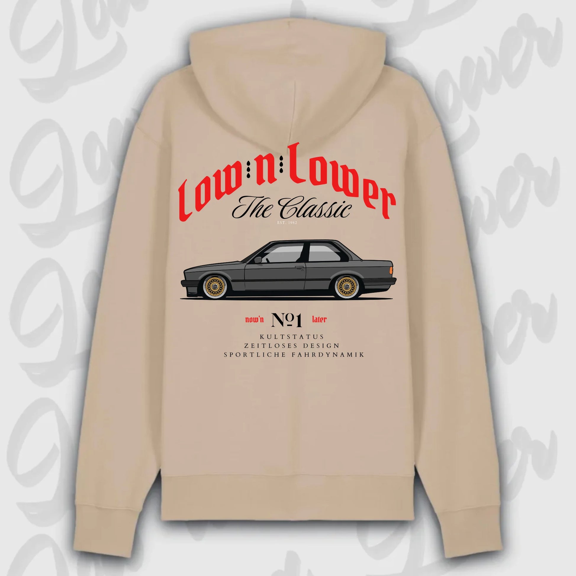 Hoodie E30 - personalisierbar Premium Hoodie Desert-Dust