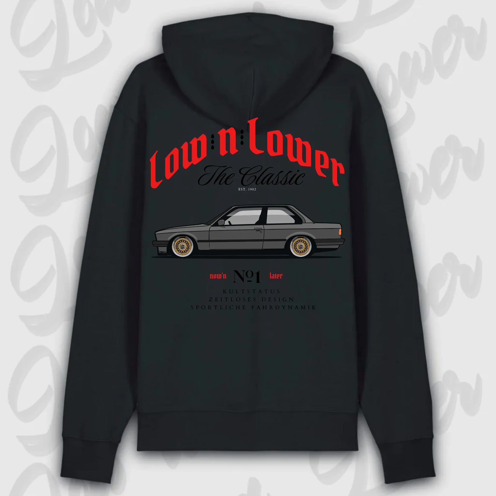 Hoodie E30 - personalisierbar Premium Hoodie Black