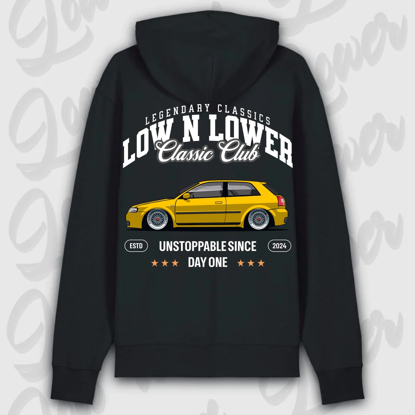 Hoodie S3 - personalisierbar Premium Hoodie Black