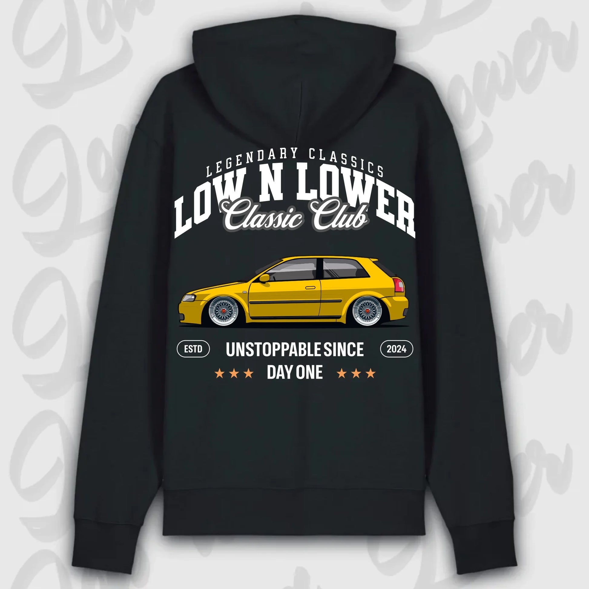 Hoodie S3 - personalisierbar Premium Hoodie Black