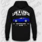 Mockup Stand hoodie teeinblue -      
