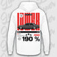 Hoodie 190e/ 190e Kombi - personalisierbar Standard Hoodie Arctic-White
