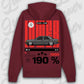 Hoodie 190e/ 190e Kombi - personalisierbar Premium Hoodie Burgundy