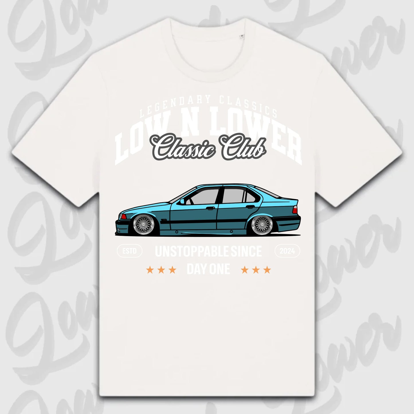 T-Shirt E36 - personalisierbar Standard T-Shirt ( Front Print ) White