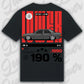 T-Shirt 190e/ 190e Kombi - personalisierbar Standard T-Shirt ( Back Print ) Black