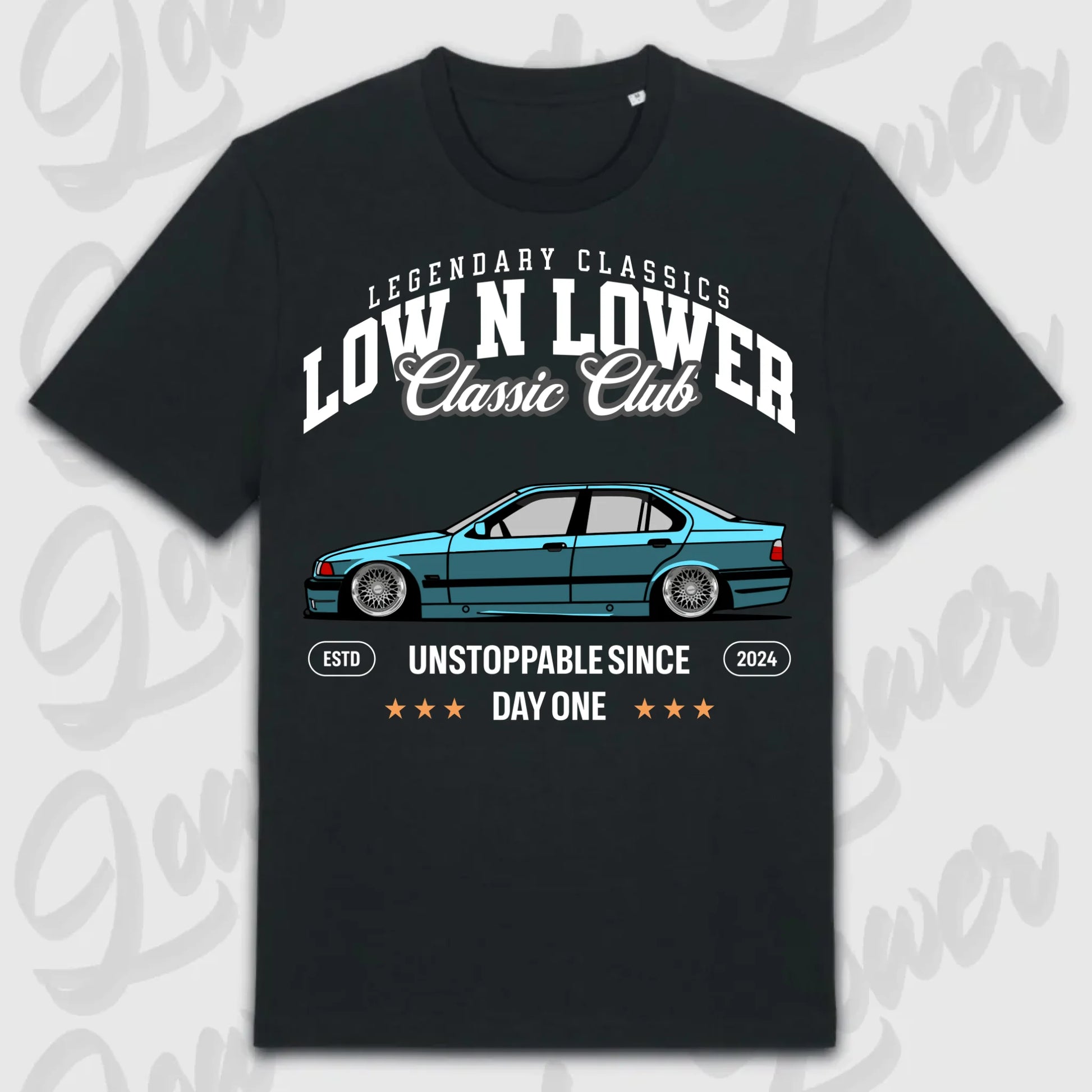 T-Shirt E36 - personalisierbar Standard T-Shirt ( Front Print ) Black
