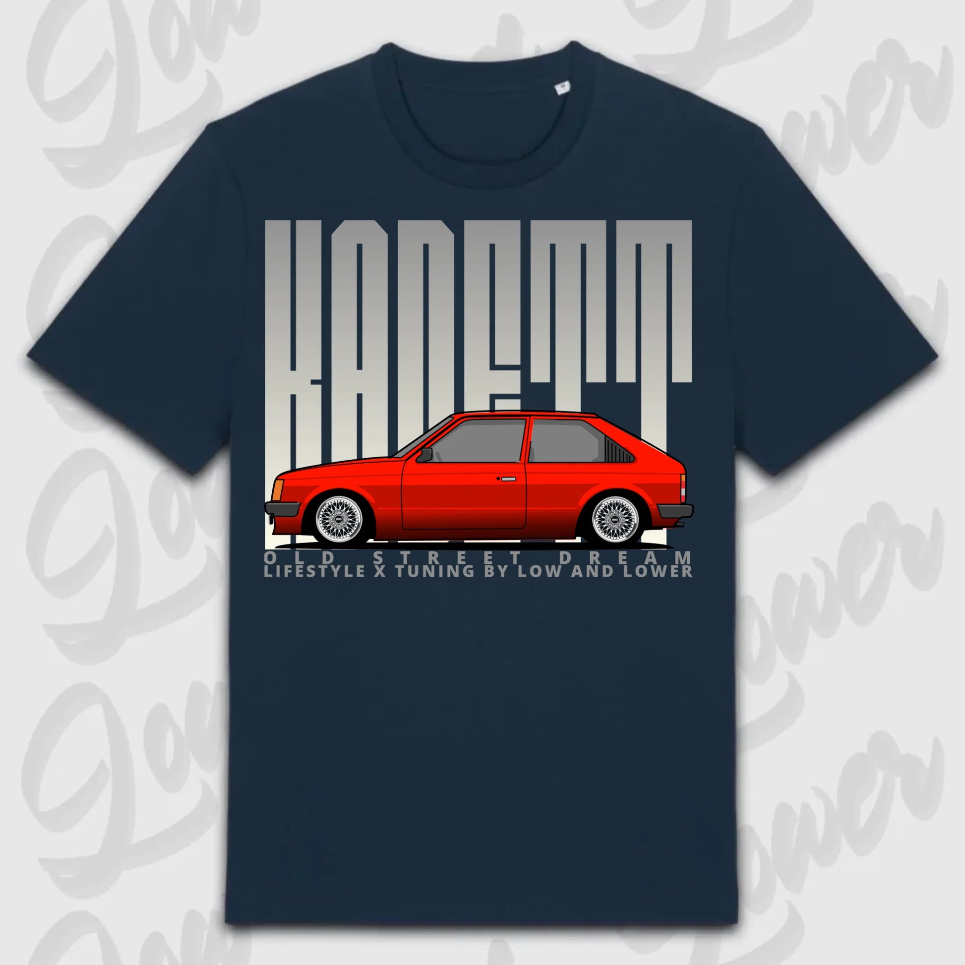 T-Shirt Kadett D - personalisierbar Standard T-Shirt ( Front Print ) French-Navy