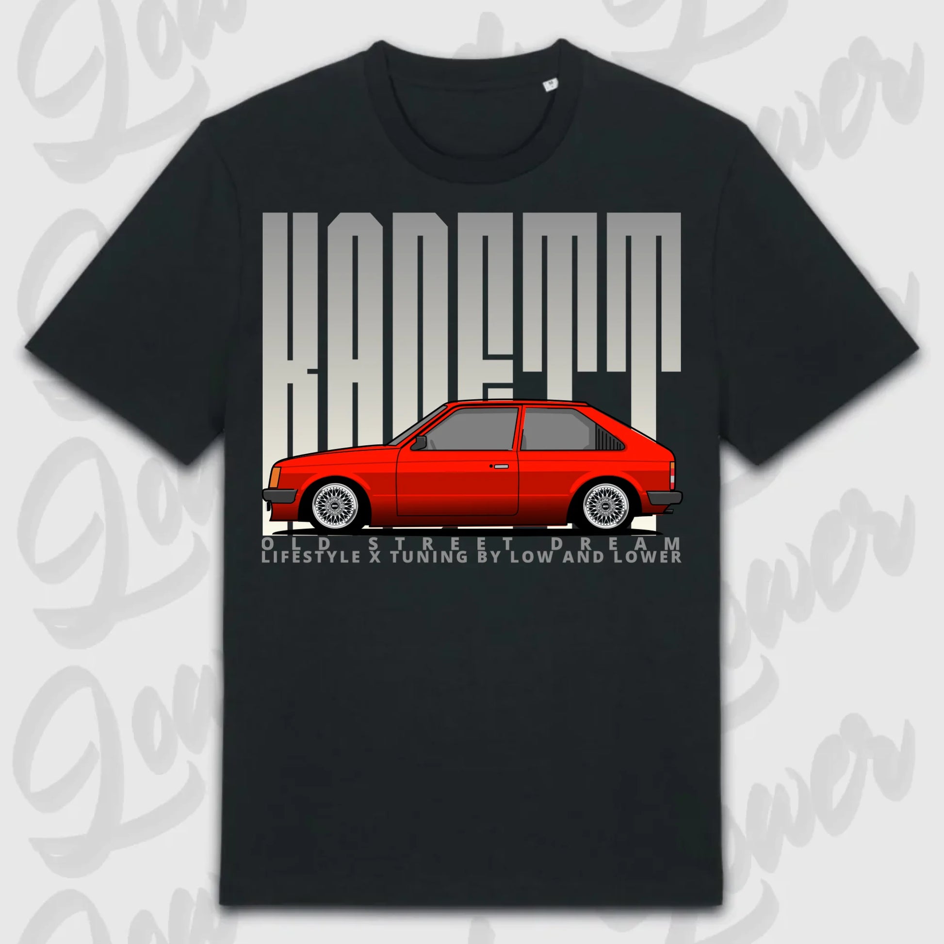 T-Shirt Kadett D - personalisierbar Standard T-Shirt ( Front Print ) Black