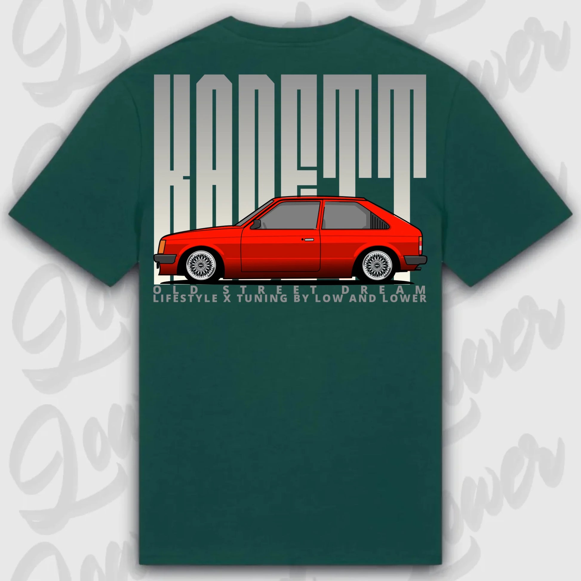 T-Shirt Kadett D - personalisierbar Standard T-Shirt ( Back Print ) Glazed-Green XXL