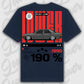 T-Shirt 190e/ 190e Kombi - personalisierbar Oversized T-Shirt ( Back Print )