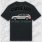Mockup Stand shirt teeinblue - shirt Over 1