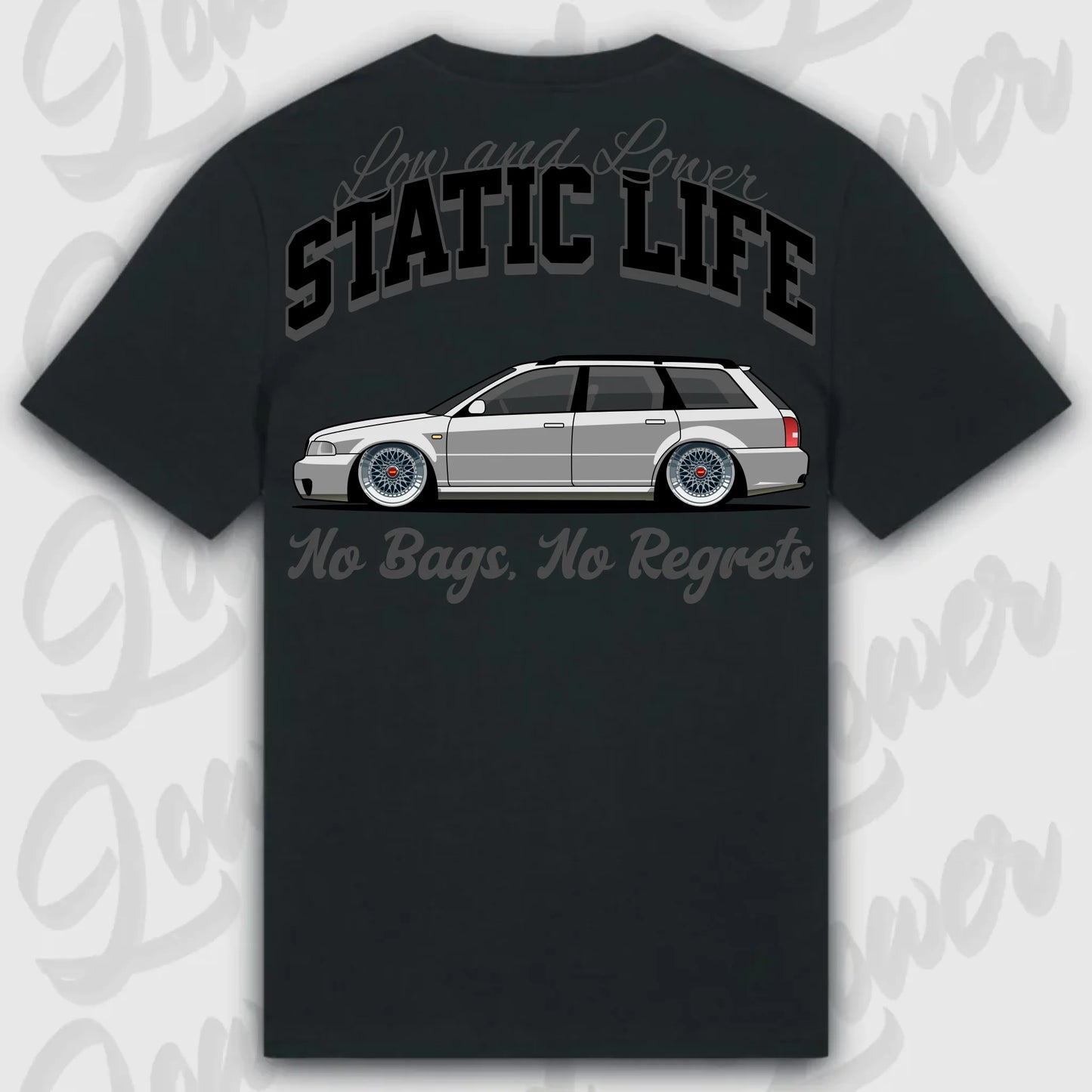 Mockup Stand shirt teeinblue - shirt Over 1