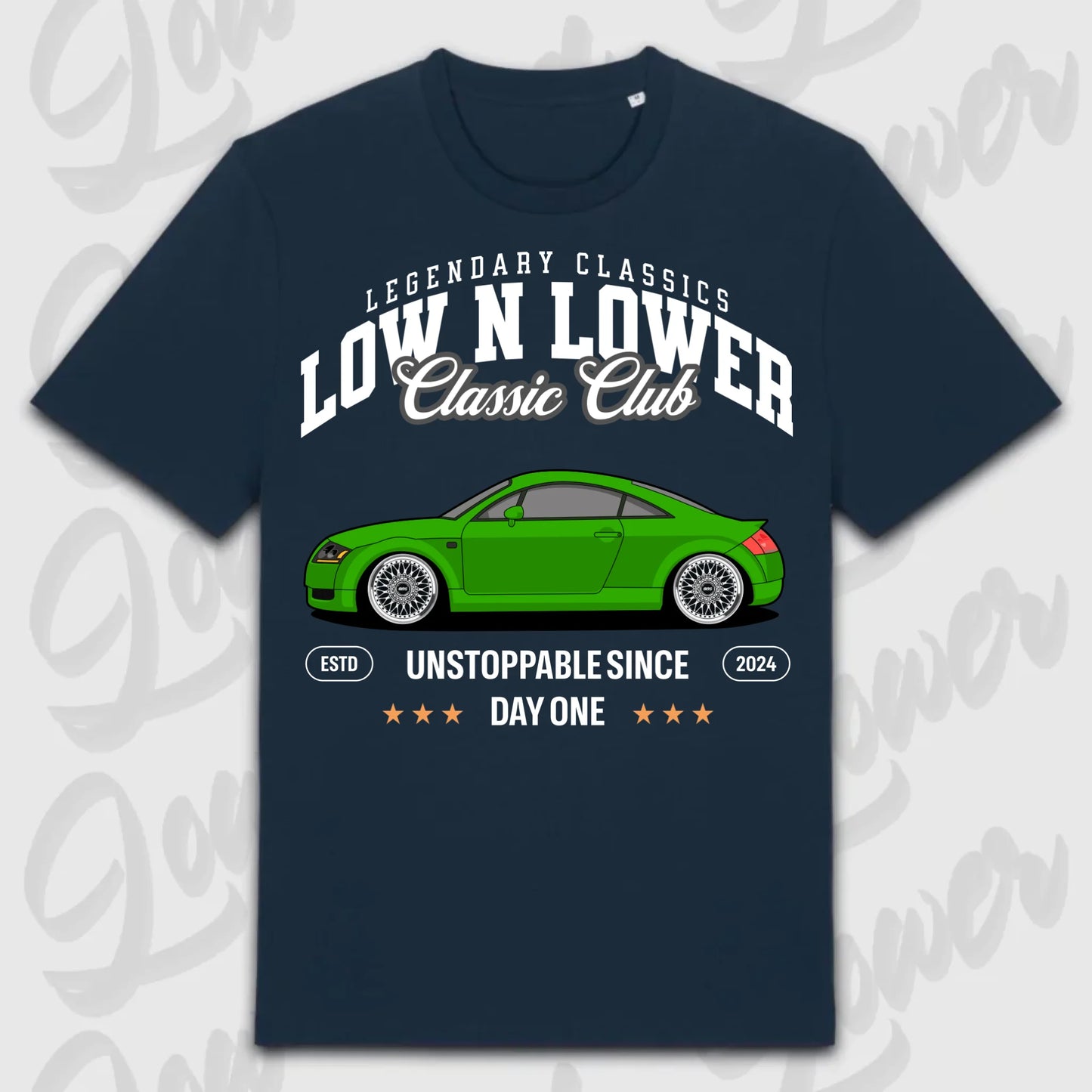 T-Shirt TT - personalisierbar Standard T-Shirt ( Front Print ) French-Navy