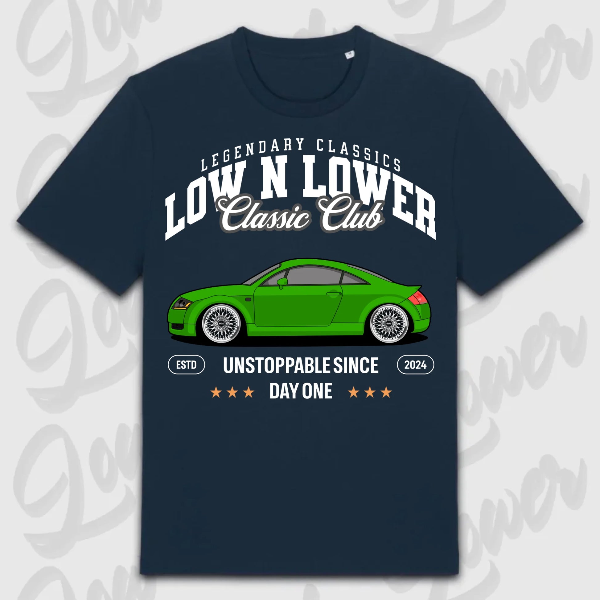 T-Shirt TT - personalisierbar Standard T-Shirt ( Front Print ) French-Navy