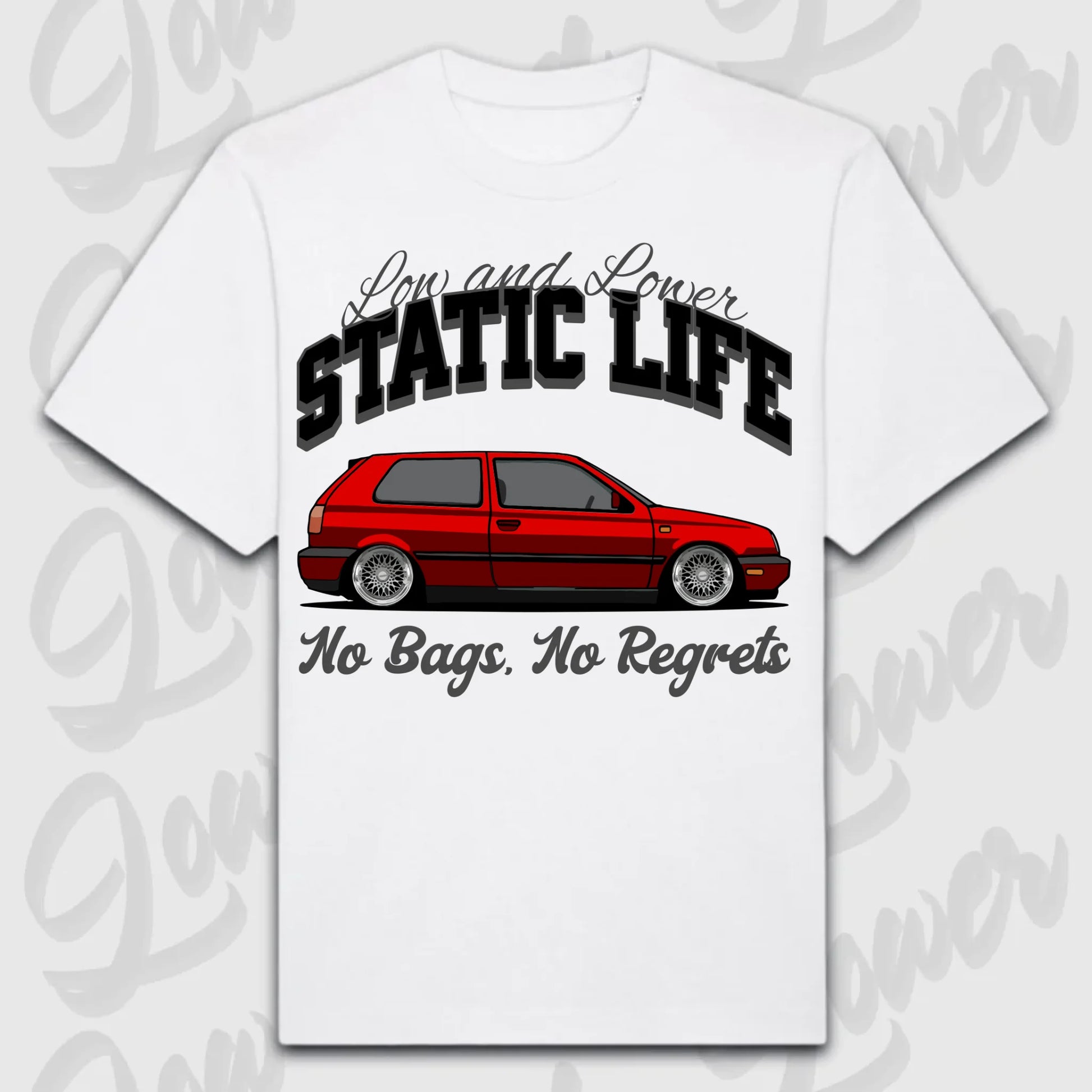 T-Shirt MK3/ MK3 Variant - personalisierbar Oversized T-Shirt ( Front Print ) White