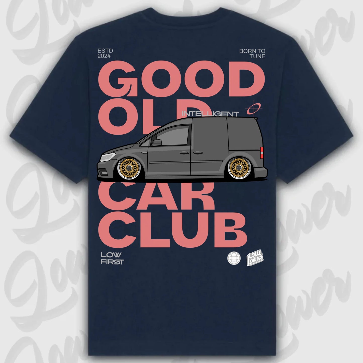 Mockup Stand shirt teeinblue - shirt 5