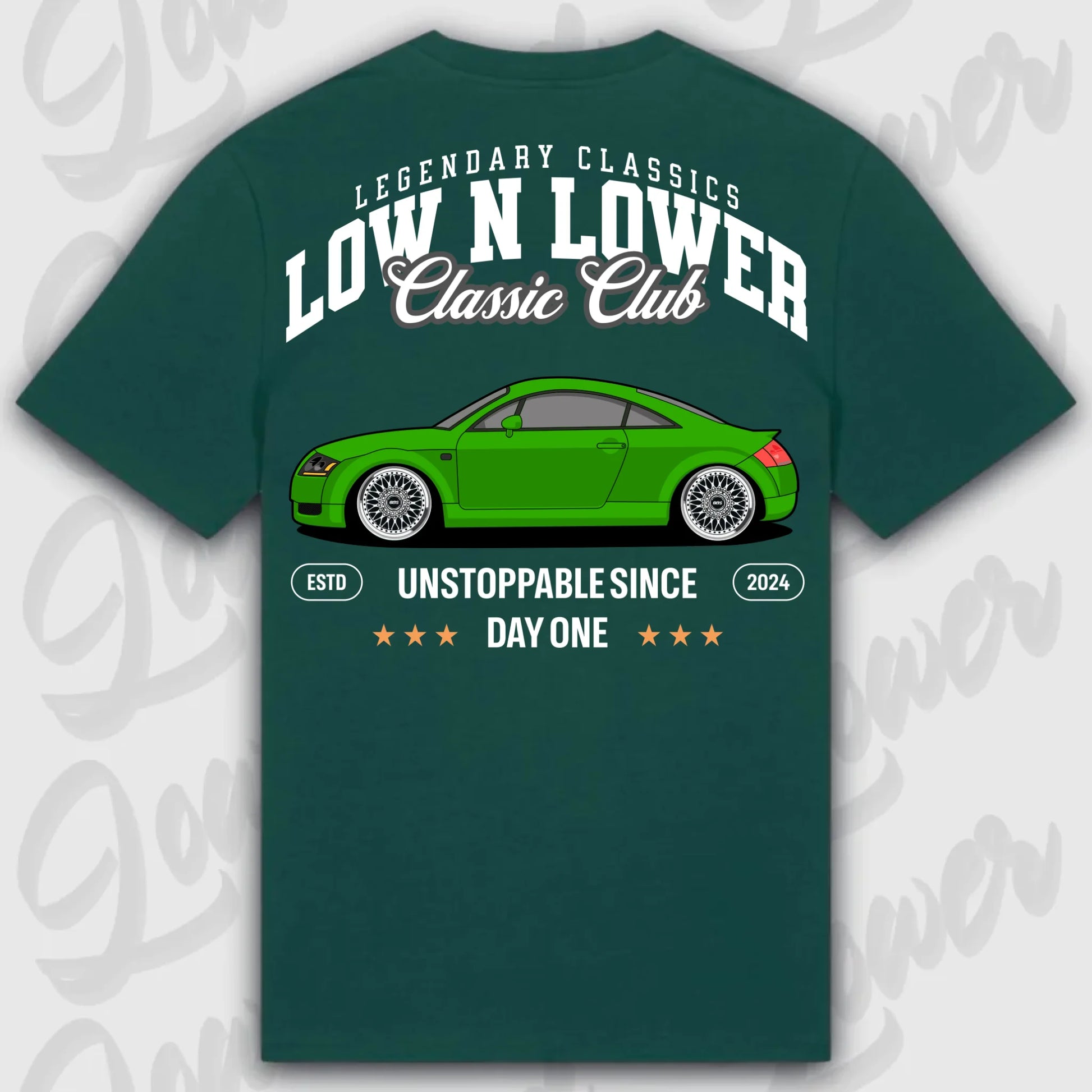 T-Shirt TT - personalisierbar Standard T-Shirt ( Back Print ) Glazed-Green XXL