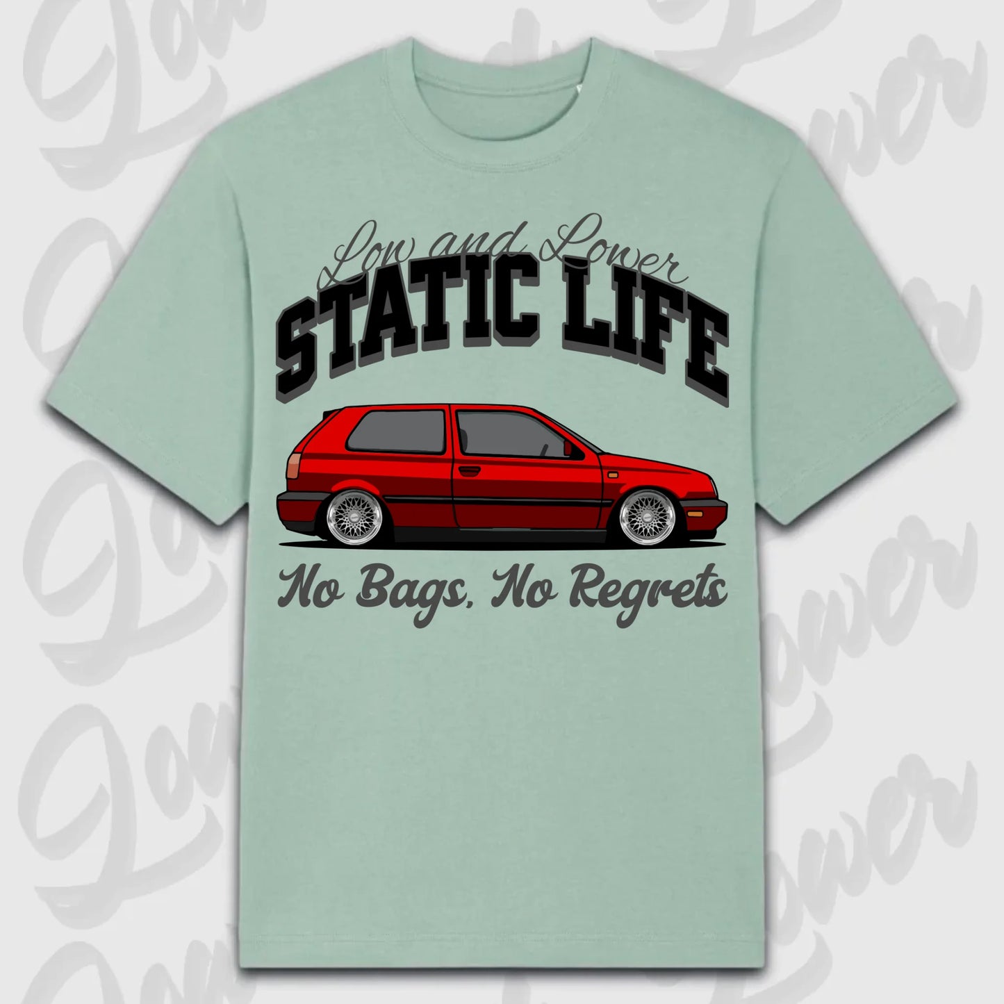 T-Shirt MK3/ MK3 Variant - personalisierbar Oversized T-Shirt ( Front Print ) Aloe
