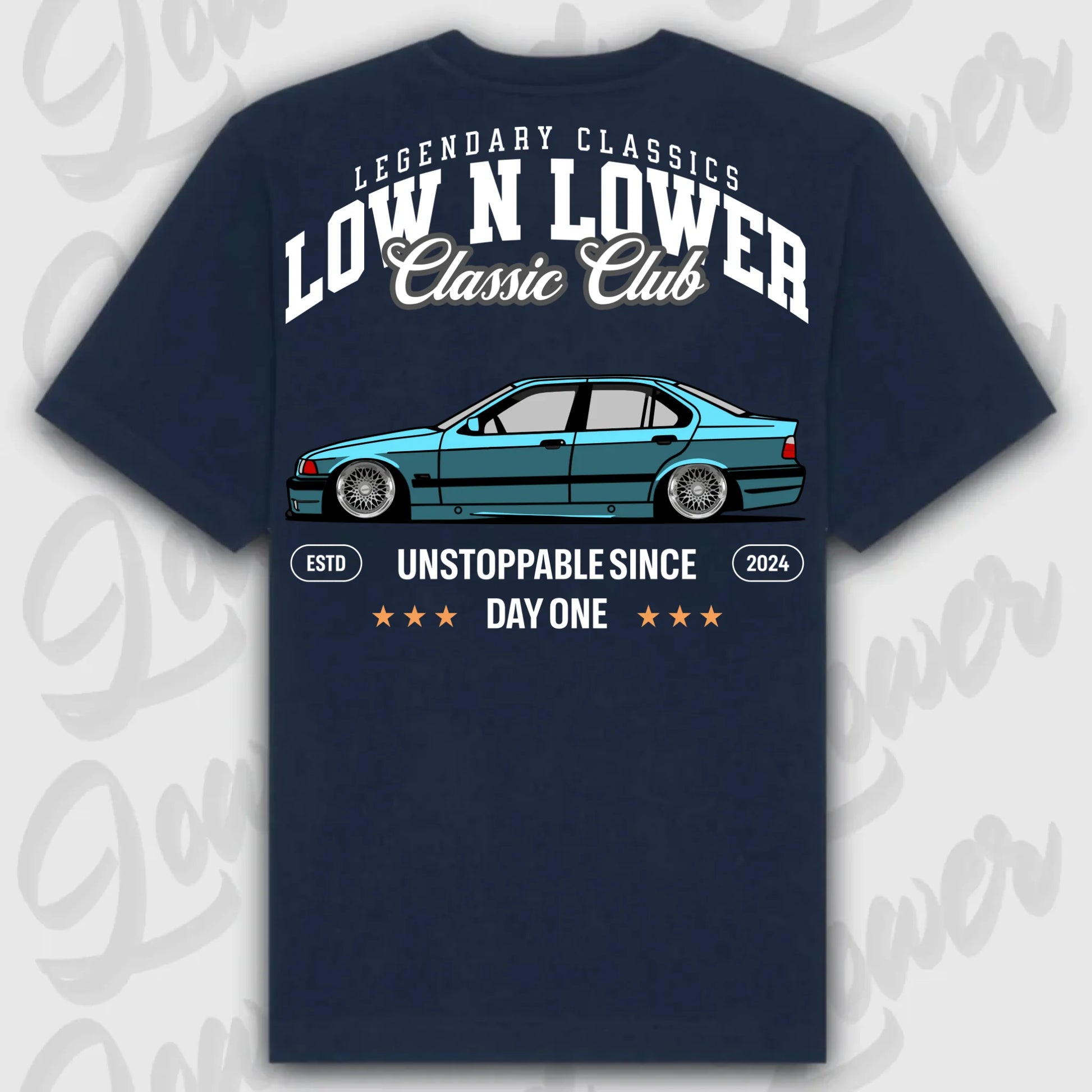 T-Shirt E36 - personalisierbar Oversized T-Shirt ( Back Print )