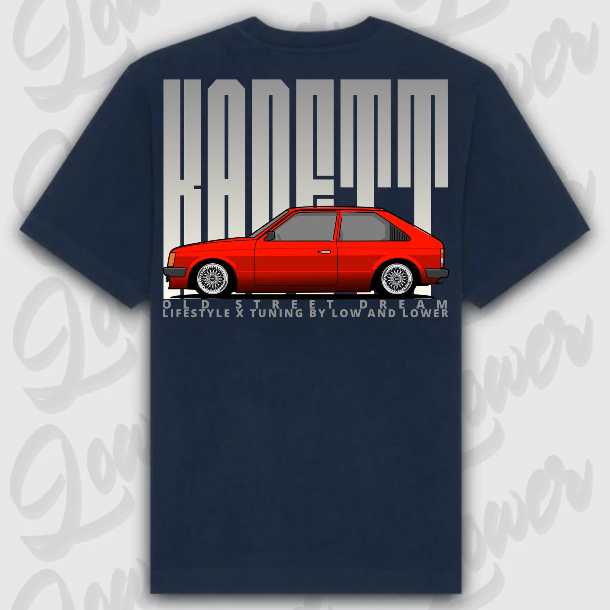 T-Shirt Kadett D - personalisierbar Oversized T-Shirt ( Back Print )
