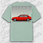 T-Shirt Kadett D - personalisierbar Oversized T-Shirt ( Back Print ) Aloe