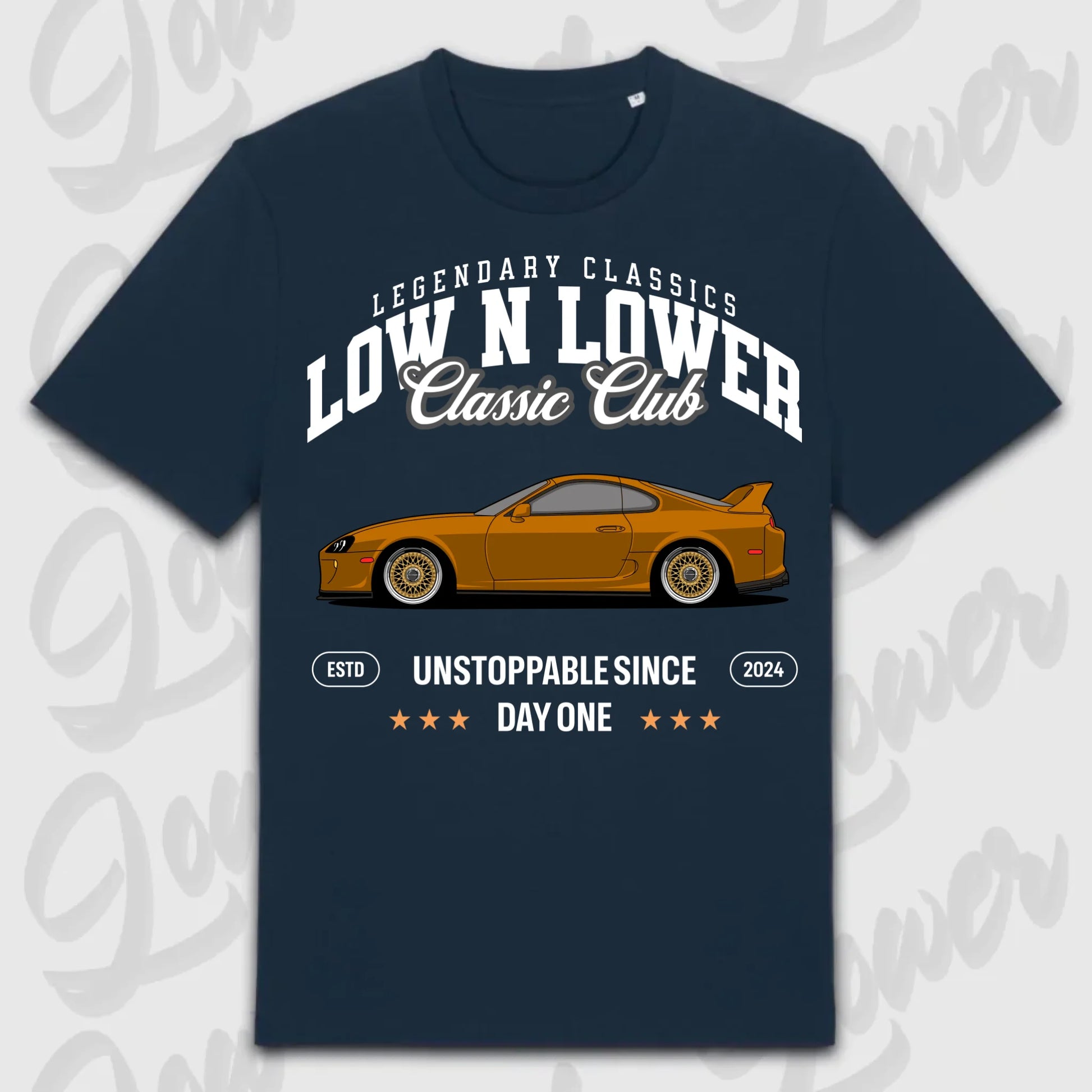 T-Shirt Supra Mk4 - personalisierbar Standard T-Shirt ( Front Print ) French-Navy