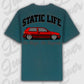 T-Shirt MK3/ MK3 Variant - personalisierbar Oversized T-Shirt ( Back Print ) Glazed-Green