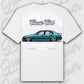 T-Shirt E36 - personalisierbar Oversized T-Shirt ( Back Print ) White