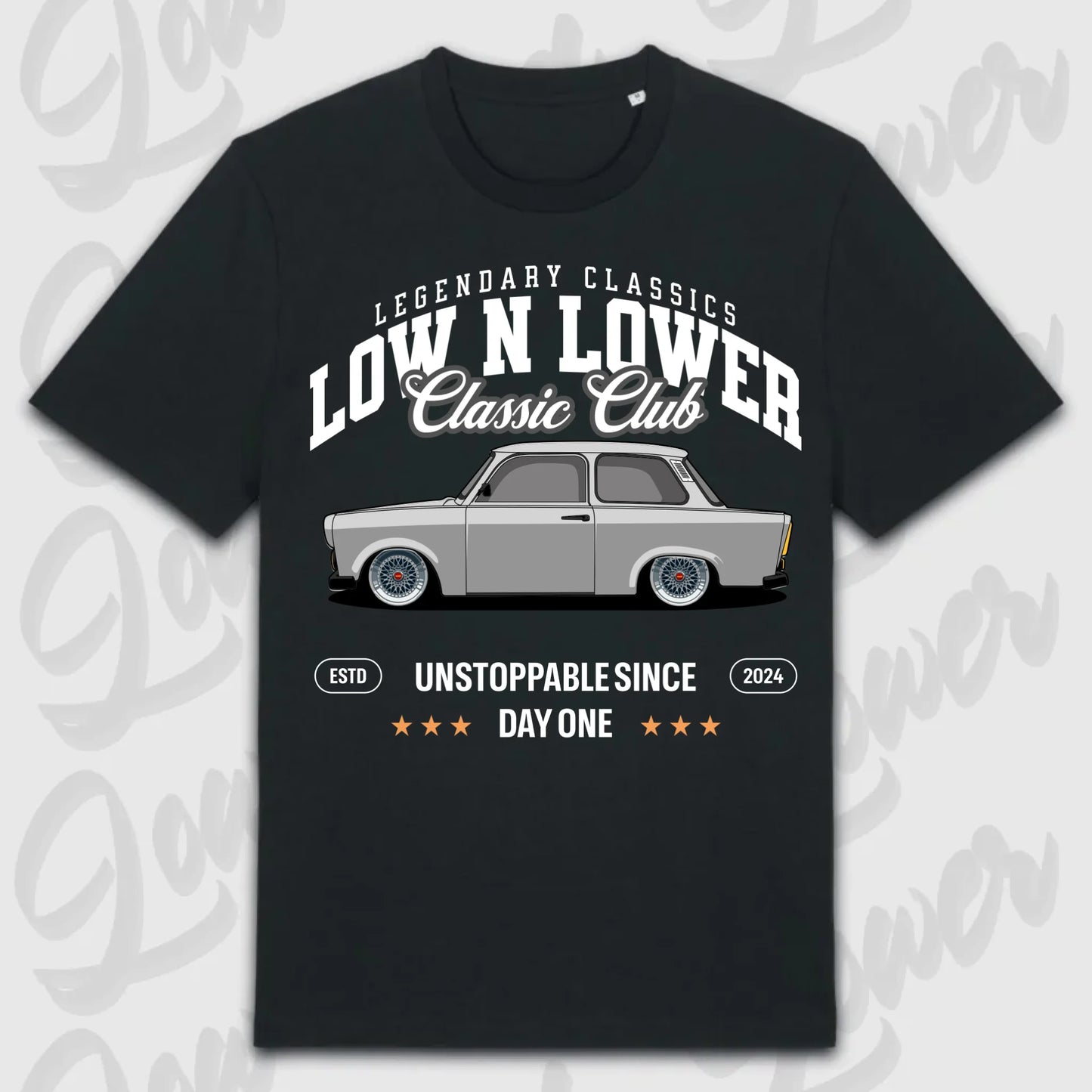 T-Shirt Trabant - personalisierbar Standard T-Shirt ( Front Print ) Black