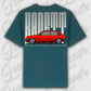T-Shirt Kadett D - personalisierbar Oversized T-Shirt ( Back Print ) Glazed-Green
