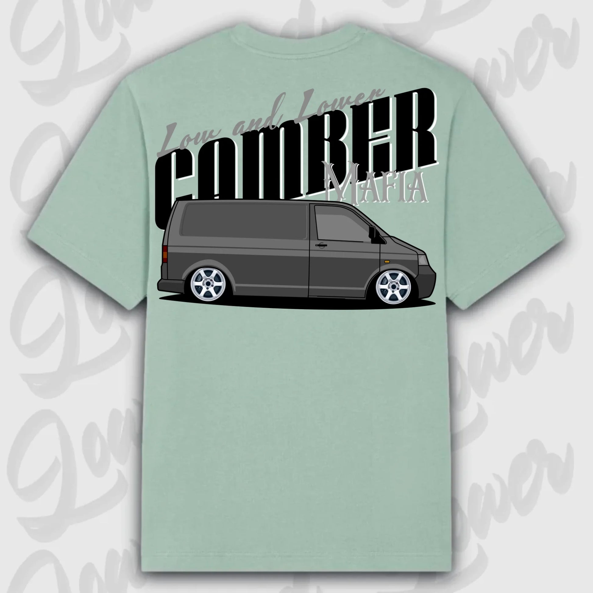 T-Shirt Transporter - personalisierbar Oversized T-Shirt ( Back Print ) Aloe