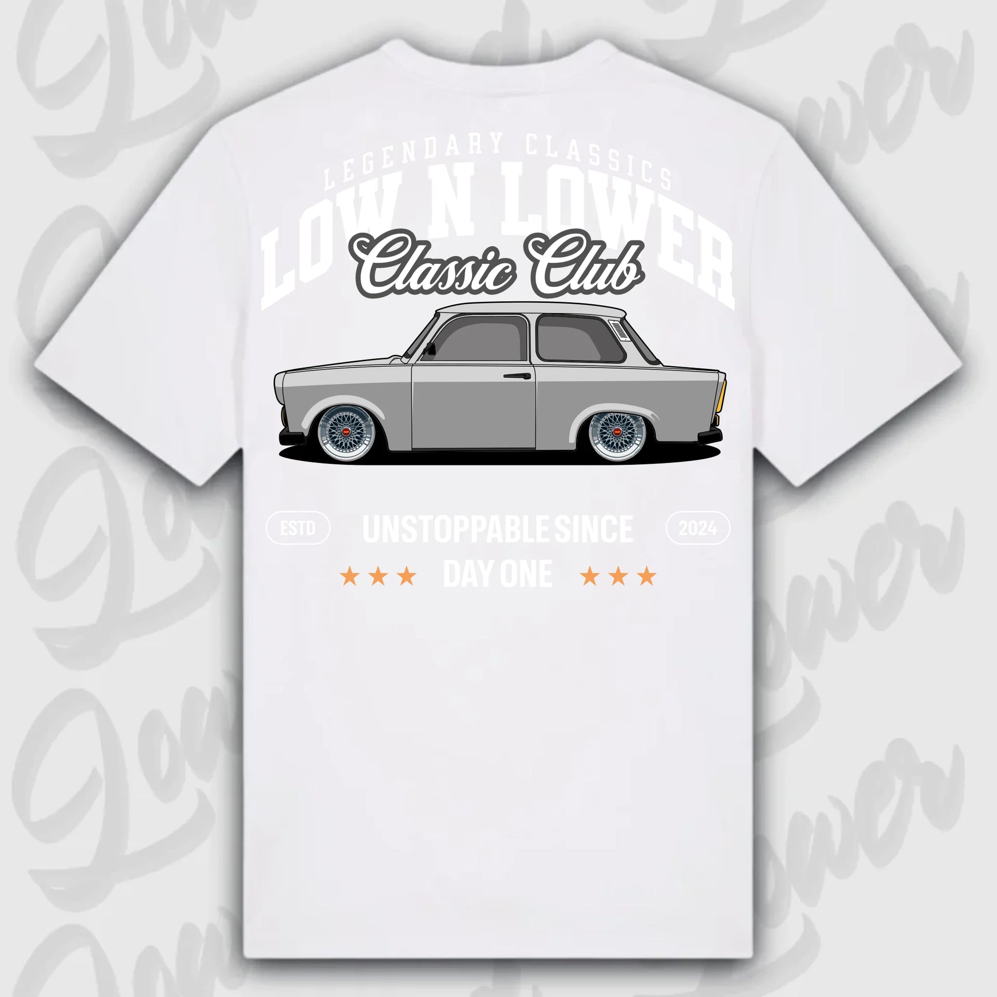 T-Shirt Trabant - personalisierbar Standard T-Shirt ( Back Print ) White