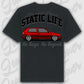 T-Shirt MK3/ MK3 Variant - personalisierbar Oversized T-Shirt ( Back Print ) Black