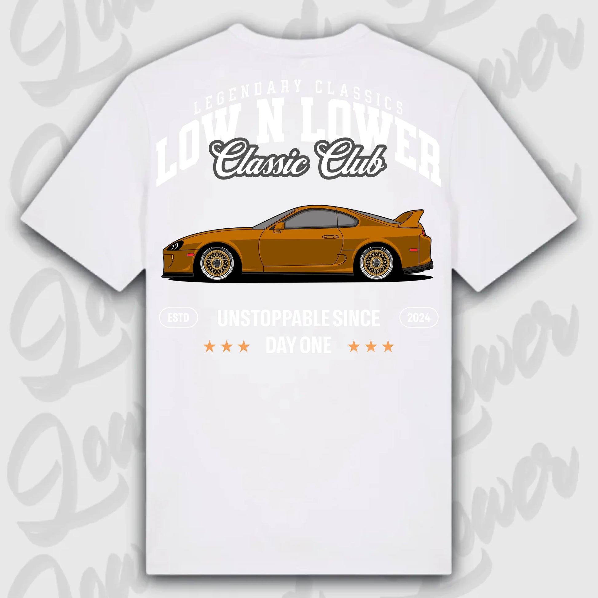 T-Shirt Supra Mk4 - personalisierbar Standard T-Shirt ( Back Print ) White