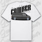 T-Shirt Transporter - personalisierbar Oversized T-Shirt ( Back Print ) White