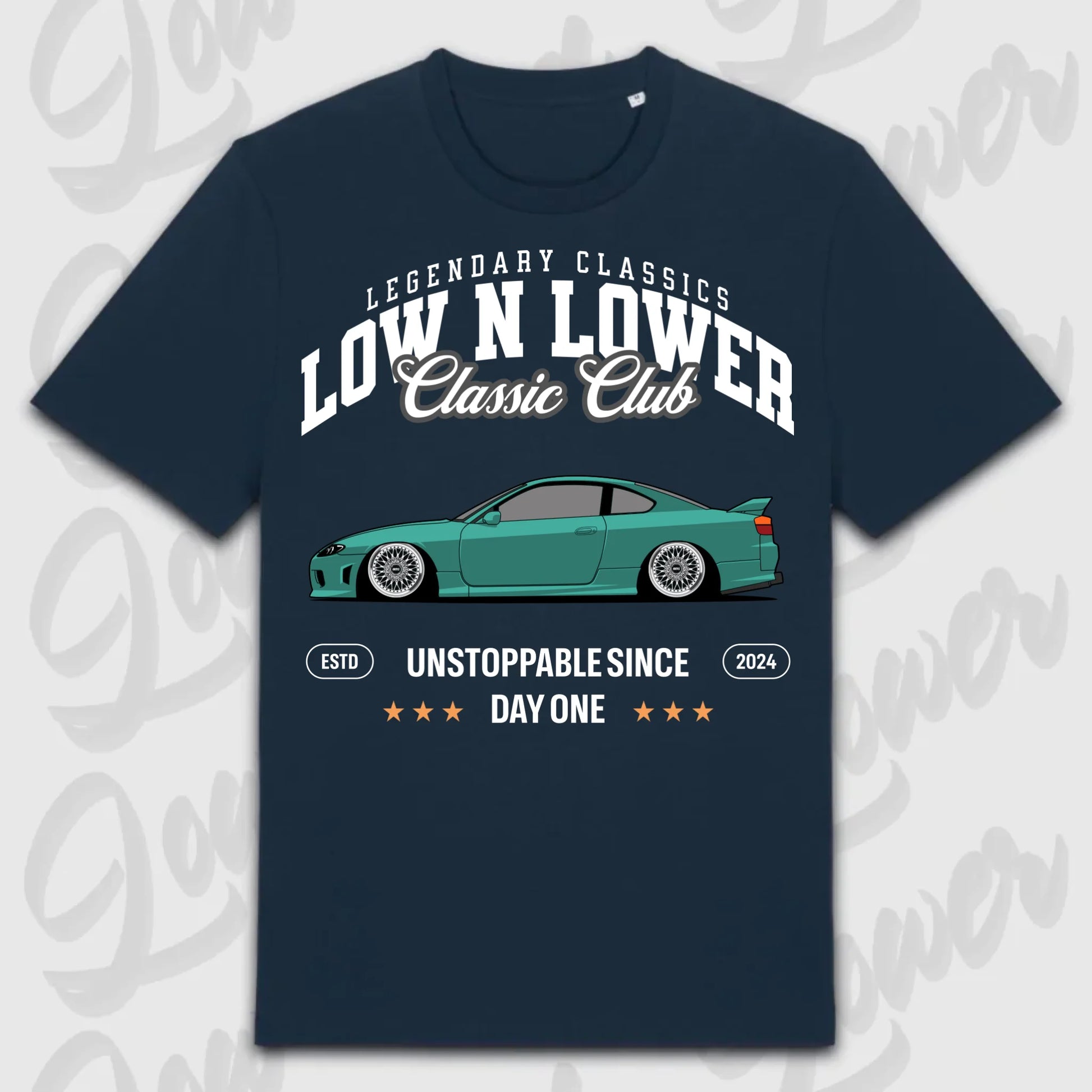 T-Shirt Silvia S15 - personalisierbar Standard T-Shirt ( Front Print ) French-Navy