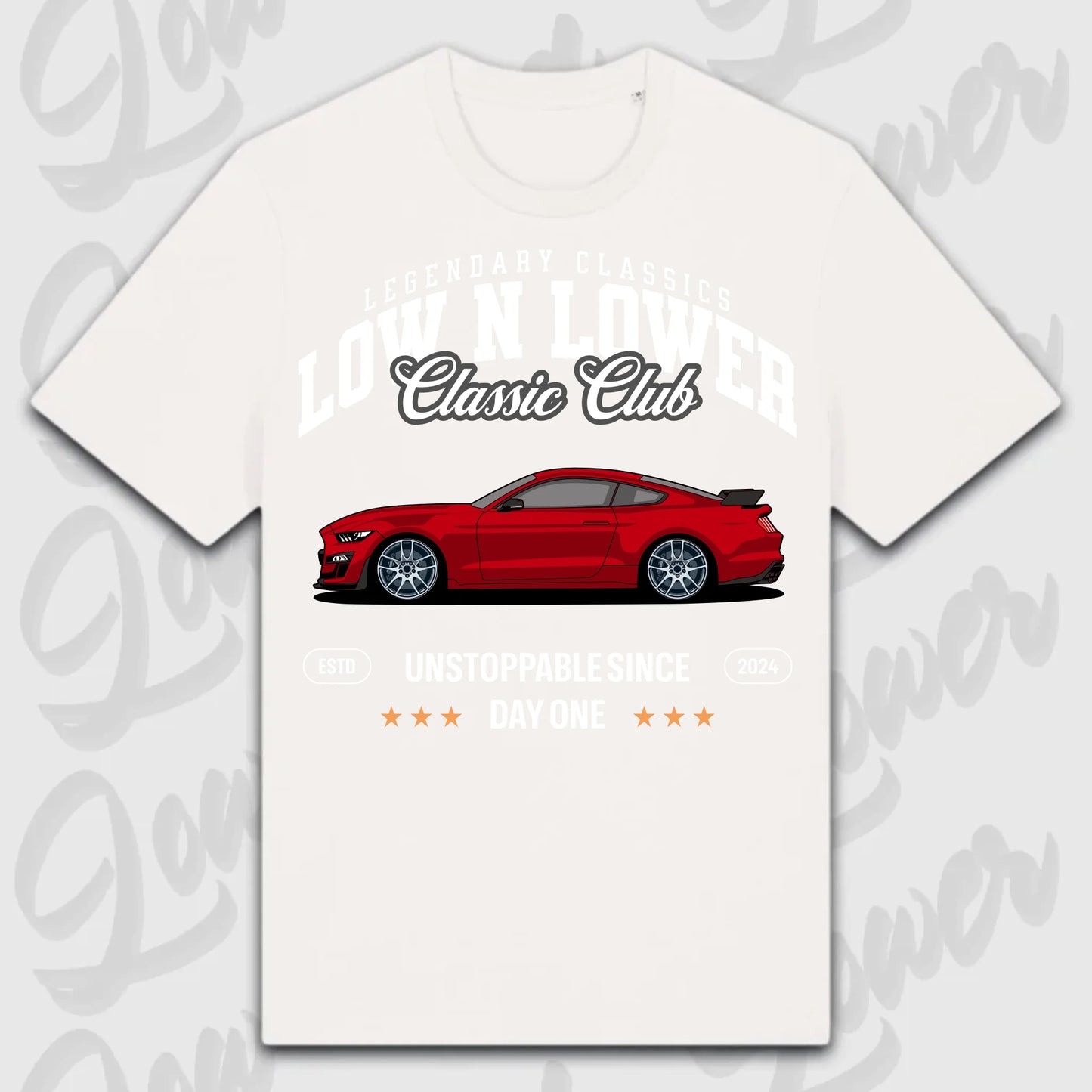 T-Shirt Mustang 2020 - personalisierbar Standard T-Shirt ( Front Print ) White