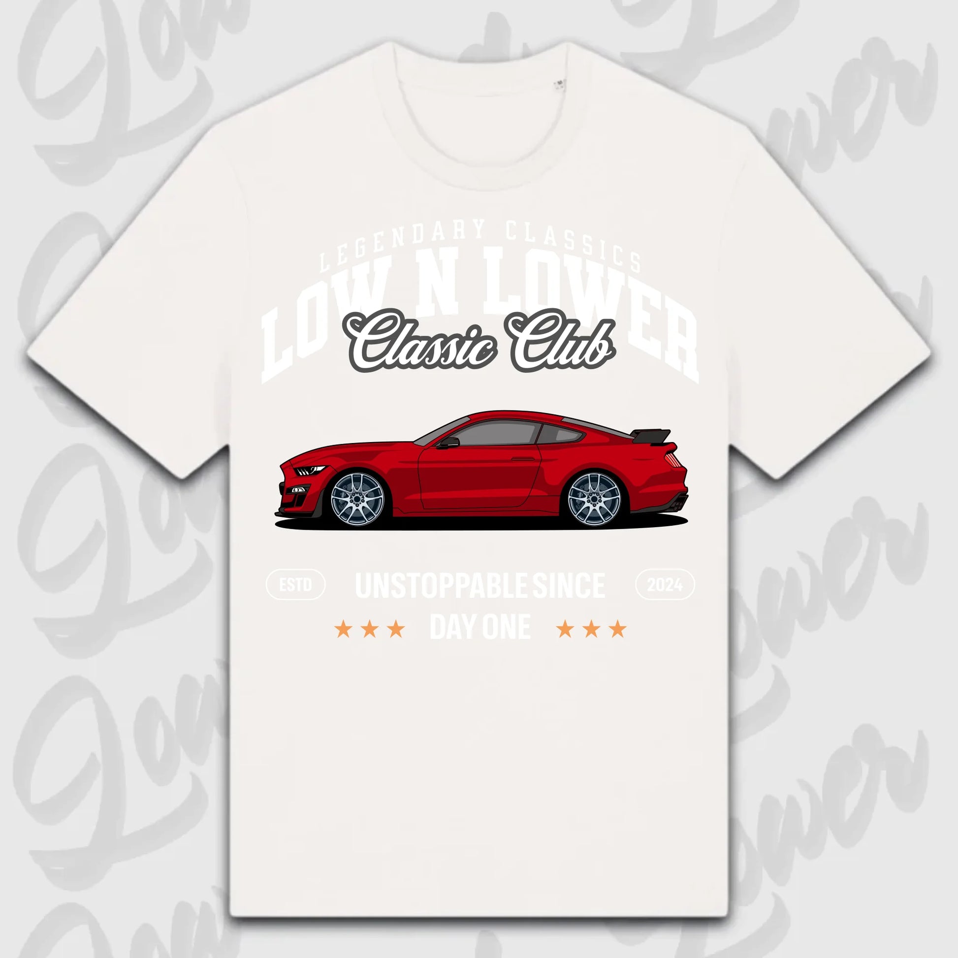 T-Shirt Mustang 2020 - personalisierbar Standard T-Shirt ( Front Print ) White