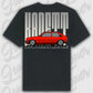 T-Shirt Kadett D - personalisierbar Oversized T-Shirt ( Back Print ) Black