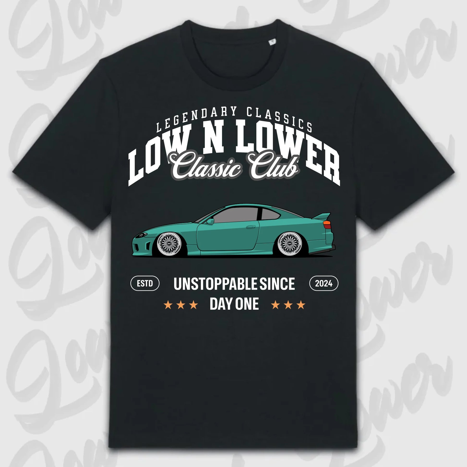 T-Shirt Silvia S15 - personalisierbar Standard T-Shirt ( Front Print ) Black