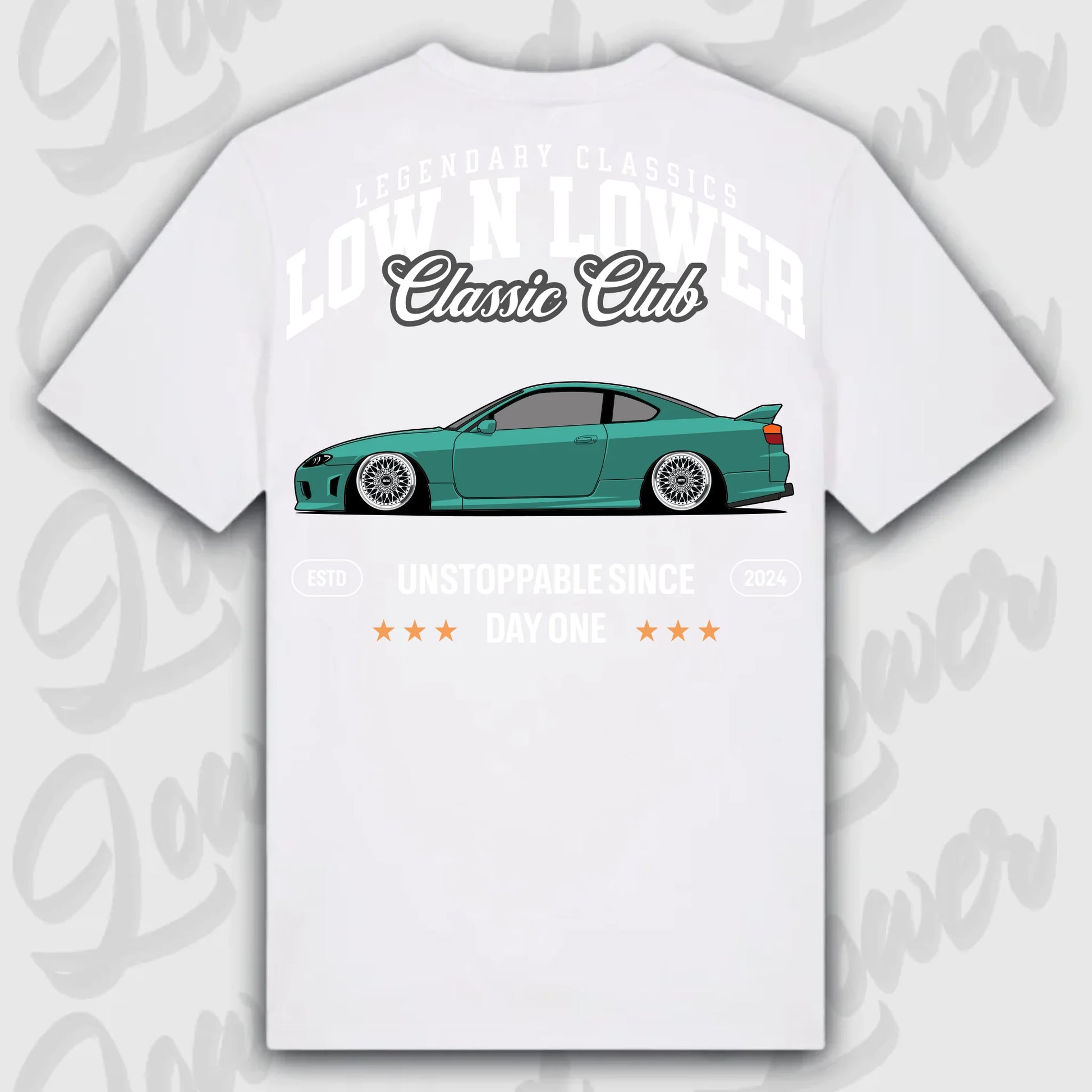 T-Shirt Silvia S15 - personalisierbar Standard T-Shirt ( Back Print ) White