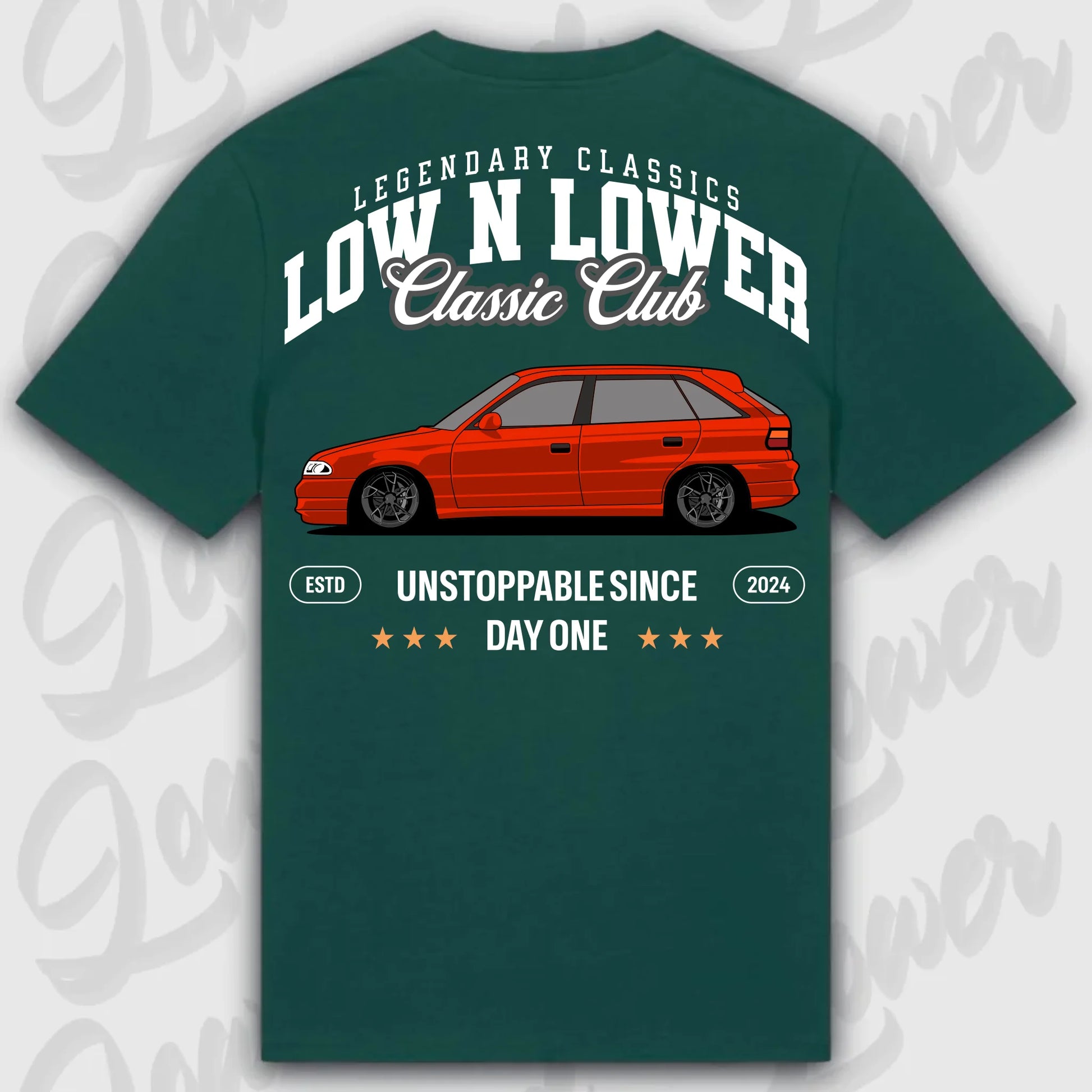 T-Shirt Astra F - personalisierbar Standard T-Shirt ( Back Print ) Glazed-Green XXL